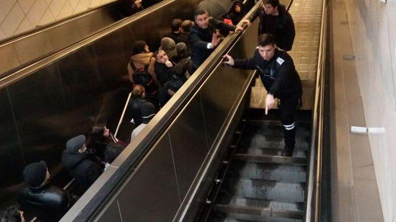 İstanbul metrosunda korkunç kaza