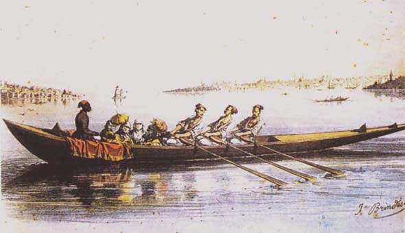 Eski İstanbul sandal ve kayıklarının cidden nefis biçimli birçok nevileri vardı. Hele "Hanım İğnesi" denen ince uzun kayıkları birer sanat bediası idi.