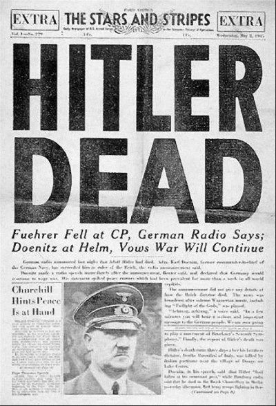 Hitler'in intiharı ve Nürnberg mahkemeleri (1945)<br /><br />Hitler sığınağa çekilmek zorunda kalmıştı. Hitler yavaş yavaş anlıyordu ki savaş kaybedilmişti. Daha fazla dayanamayan Hitler sonunda intihar etti.