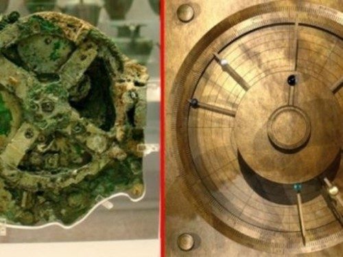 ANTİK ÇAĞ BİLGİSAYARI<br /><br />(Antikythera Düzeneği) 1900 yılında Girit açıklarındaki bir batıkta araştırma yapan bilim adamları ilginç bir cisme rastladı. Tahta bir muhafazanın içine yerleştirilmiş bir dizi bronz dişliden oluşan bu garip nesnenin kasası, yüzeye çıkarıldığı anda dağıldı ve cihazın içindeki karmaşık yapı ortaya çıktı. <br /><br />Yapılan çalışmaların ardından, bu aygıtın Ay, Güneş ve diğer gezegenlerin konumlarını hesaplamak ve istendiği anda bunların pozisyonlarına yönelik tahminlerde bulunmak için geliştirildiği anlaşıldı.