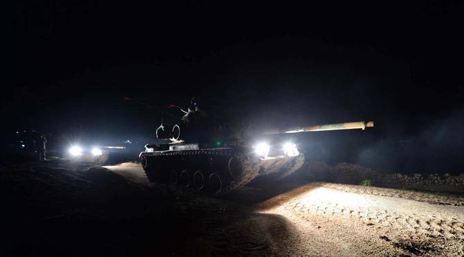 Süleyman Şah Karakolu'na yapılan operasyondan kareler