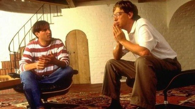Steve Jobs ve Bill Gates 1991