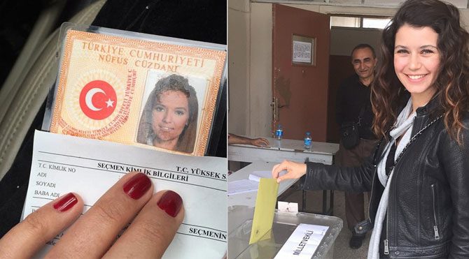Ünlü isimler sabahın erken saatlerinde vatandaşlık görevlerini yapmak üzere sandık başına gitti. Yeni hükümetin belirleneceği bu seçimlerde sandık fotoğraflarını ‘Oy Ver’ hashtagıyla paylaşan isimler kimi zaman oy verme anlarını paylaşırken kimi zaman da seçmen kağıtlarını ve nüfus cüzdanlarını paylaşmayı tercih etmiş. Yerel seçimlerde oy kullanmayan Demet Akalın ise bu seçimlerde vatandaşlık görevini yerine getirmiş.
