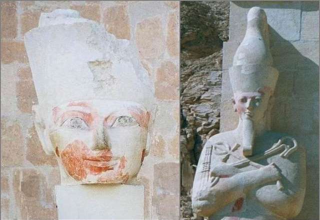 Eşi II. Thutmose aniden öldü. Bu ölümün arkasında Hatşepsut'un parmağının olduğu iddia edilse de bu hiçbir zaman tam olarak anlaşılamadı. Rahipler ile de arası iyi olan Hatşepsut üvey çocuğu Thutmose'un küçük olduğunu öne sürerek tahta geçti. Üvey oğlunu savaşçı olarak yetiştiren Hatşepsut onu genelde seferlere göndererek iktidarını sürdü.