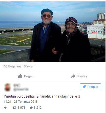 Hikâyeyi samimi bulan herkes “Keşke bu kadar samimi olabilsek” diye yorumlar yaparak paylaşım yapınca ilk olarak tanıdıklar ortaya çıktı.