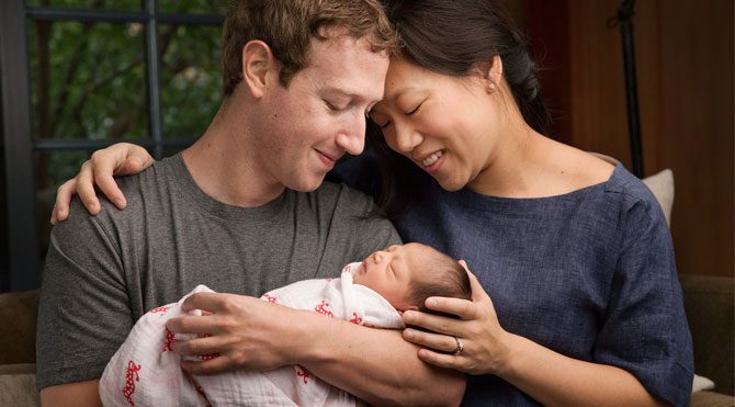 Mark Zuckerberg baba oldu