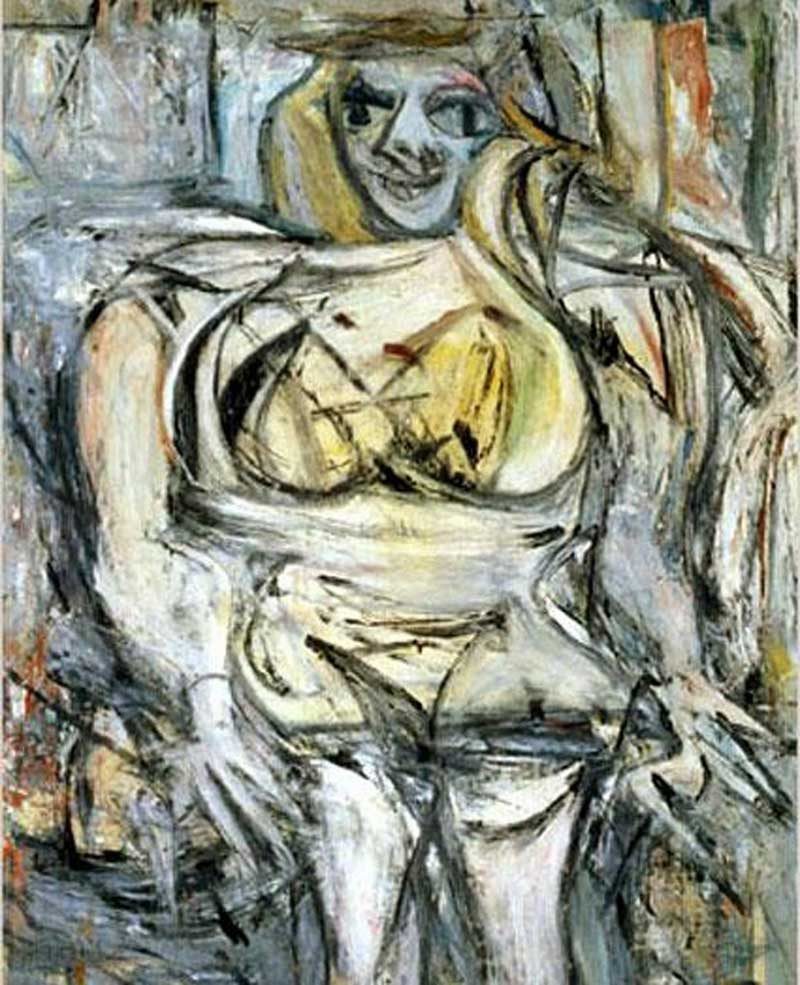158.8 Milyon Dolar (Woman ||| - Willem de Kooning) 1953 yılında ana teması 'Kadın' olarak resmedilen bu tablo Williem de Kooning'in soyut dışavurumcu tarzına güzel örneklerden biridir.