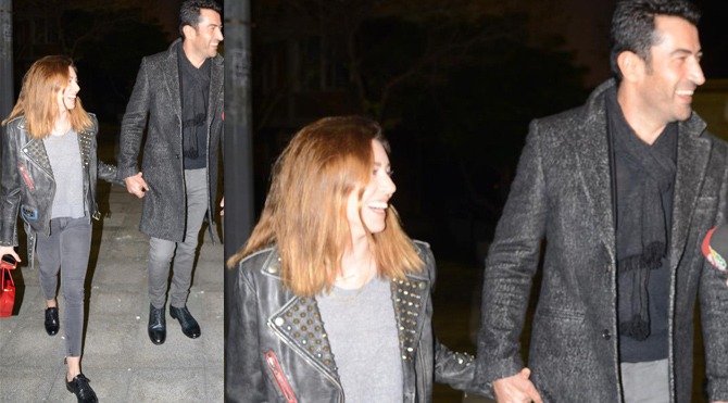 Kenan İmirzalıoğlu ve Sinem Kobal Foto: Magazin