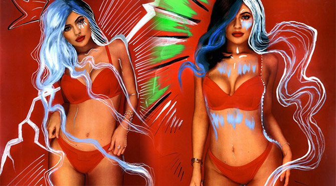 Binbir saç Kylie