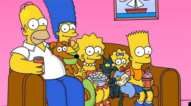 The Simpsons’tan üç dakikalık canlı yayın