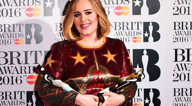 Adele, Brit Ödülleri’ne damgasını vurdu