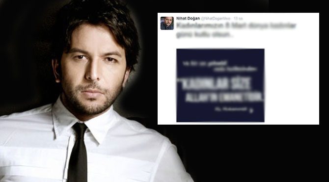Nihat Doğan’a 8 Mart tepkisi