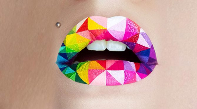 Dudaklarda yeni moda ‘lip art’