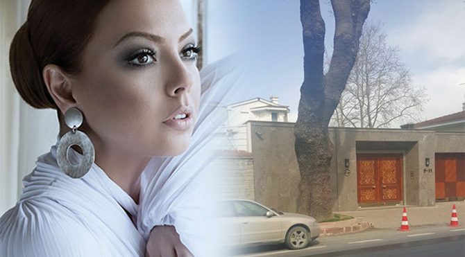 Ebru Gündeş yalıda yalnız başına