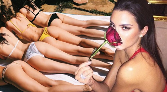 Kendall Jenner’den seksi paylaşım