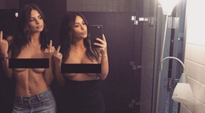 Kim Kardashian’ın bantlı pozu yeni bir trendin habercisi mi?