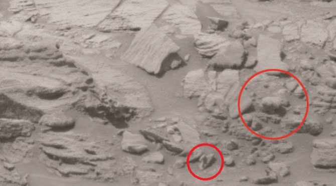 mars-ayi-1 Daha önce de Mars'tan gelen fotoğraflardan birinde bir objenin ayıyı andırdığı iddia edilmişti.
