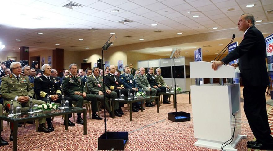 FOTO:DHA - Cumhurbaşkanı Erdoğan ise "Suriye ve Irak'ta DAEŞ'in verdiği kayıp bizim onlarla mücadelemizde 3 bine ulaşmıştır" diye konuştu.
