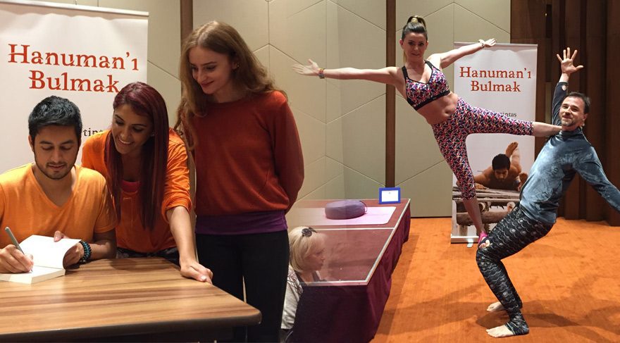 Yogalı kitap tanıtımı