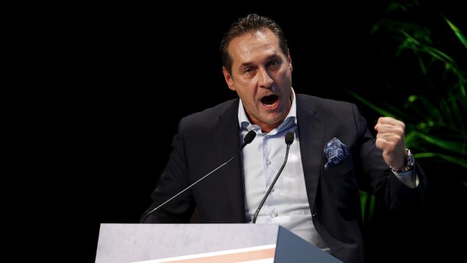 Avusturya Özgürlük Partisi lideri Heinz-Christian Strache