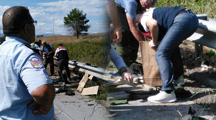 Mersin TEM Otoyolu’nda patlamaya hazır canlı bomba yelekleri bulundu