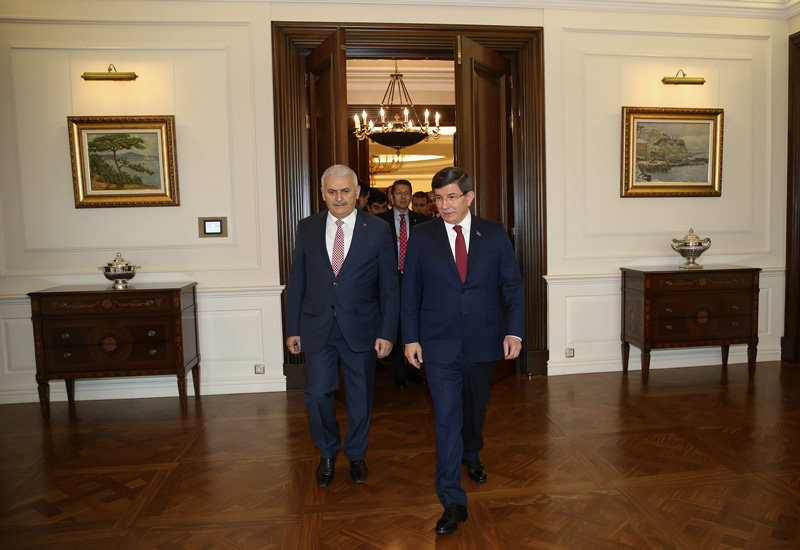 FOTO:DHA - Yıldırım geçtiğimiz ay yapılan kongre sonrası Başbakanlık görevini Ahmet Davutoğlu'dan devralmıştı.