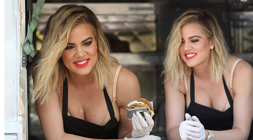 Khloe Kardashian dondurma sattı