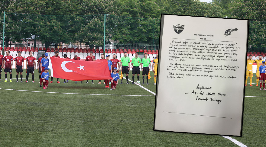 Moskova’daki Dünya Artistler Futbol Şampiyonası’na, düşürülen Rus uçağı damga vurdu