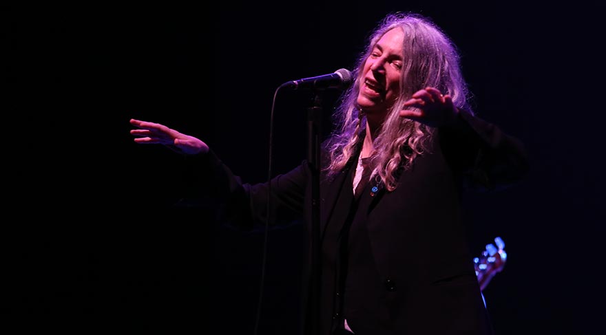 Yaşayan efsane Patti Smith’ten unutulmaz konser