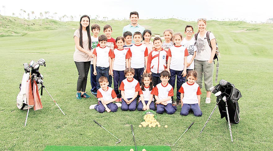 Minikler golfle tanıştı