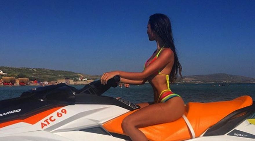 Cansu Taşkın’ın jet ski keyfi