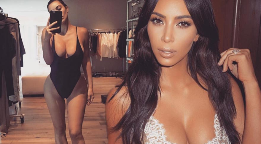 Kim Kardashian günden güne eriyor!