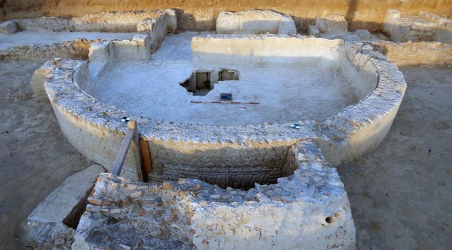 Kilise inşaatı sırasında tarihi kalıntılar bulundu