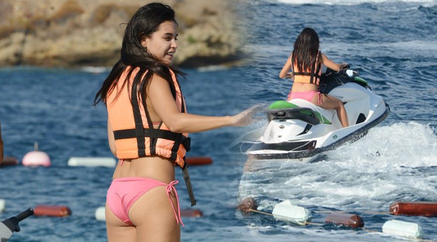 Sebahat Kumaş jet ski becerileriyle parmak ısırttı