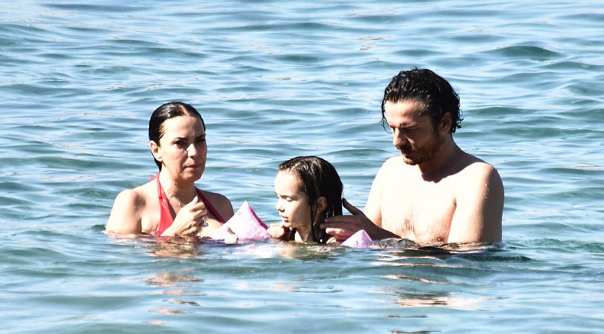 Yeşim Salkım ve Hakan Eratik’in boşanma sonrası Bodrum tatili