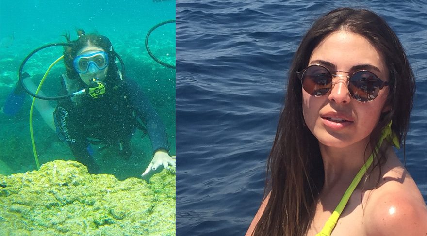 Ayşen Batıgün palyaço balığını besledi