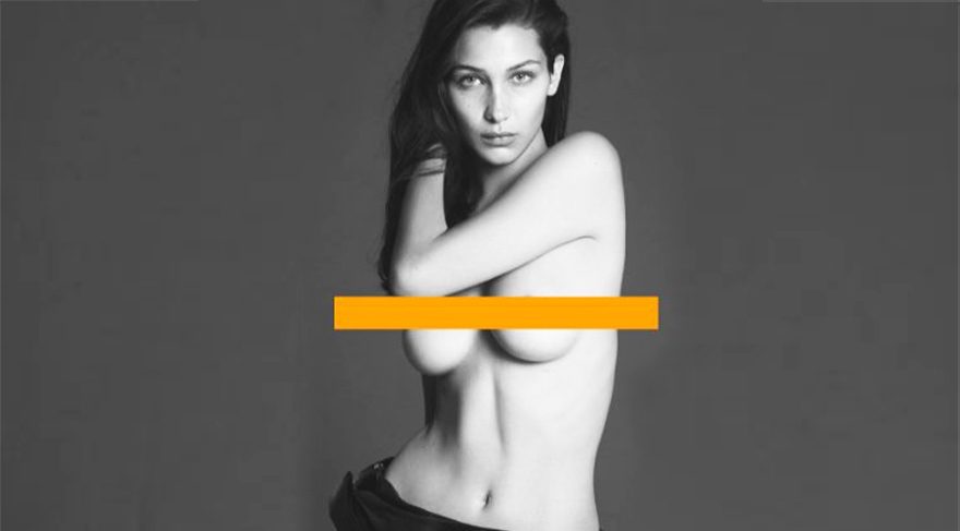 Bella Hadid Vogue Paris kapağında