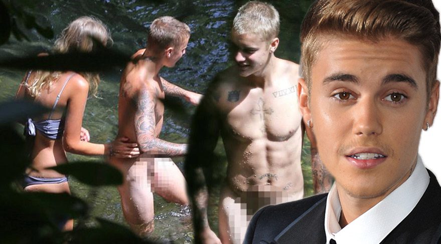 Justin Bieber çırılçıplak yakalandı