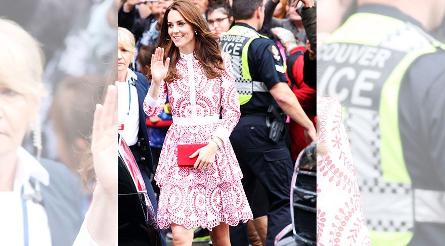 Kate Middleton görüntüsüyle büyük beğeni topladı