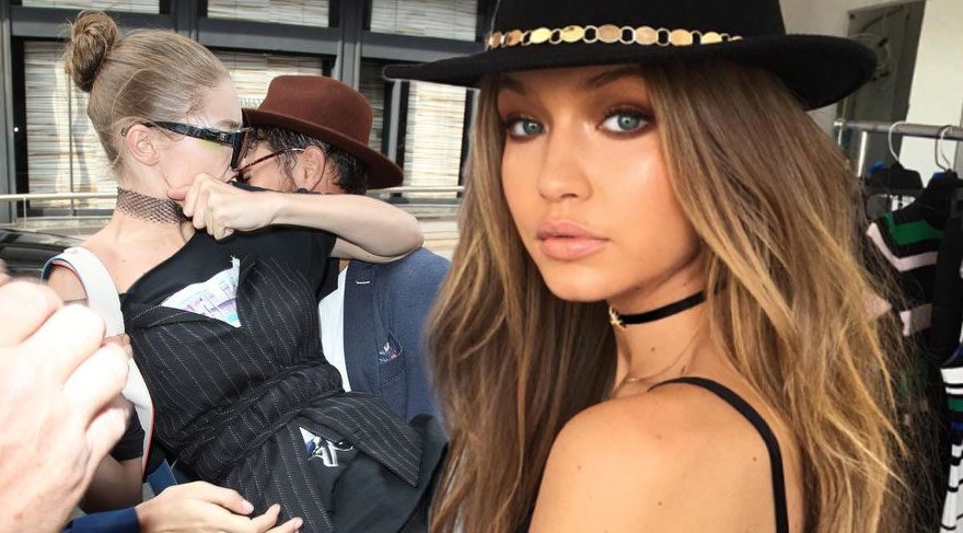 Gigi Hadid, Milano Moda Haftası çıkışı tacize uğradı!