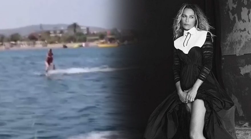 Hülya su üzerinde kaydı binlerce beğeni aldı