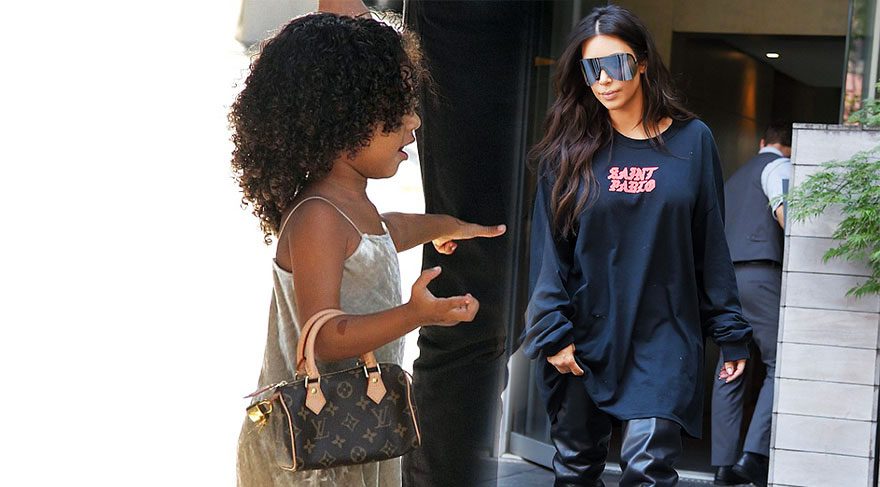 North West, annesi Kim Kardashian’ın izinde