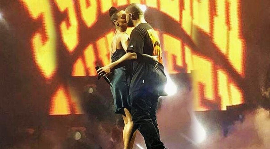 Rihanna ve Drake aşkı belgelendi