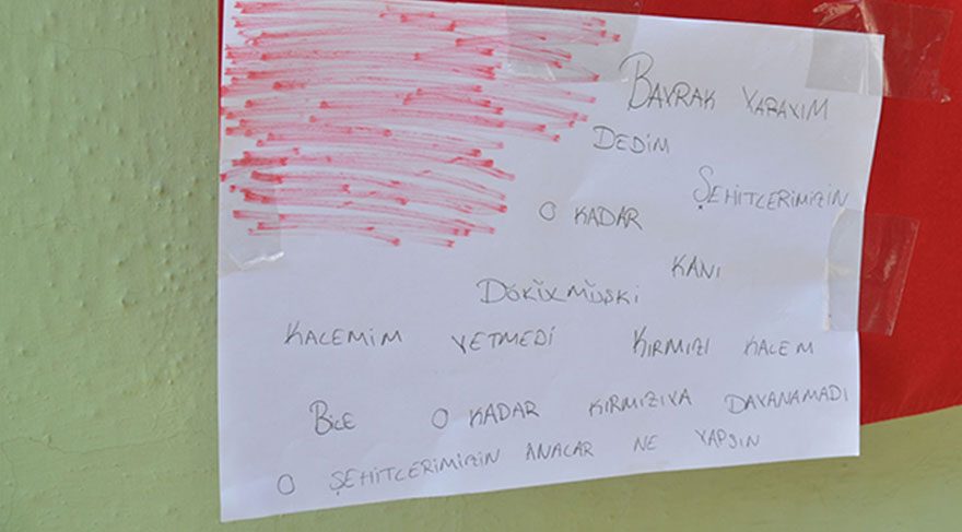 Şehit uzman çavuşun cenaze töreninde ağlatan not