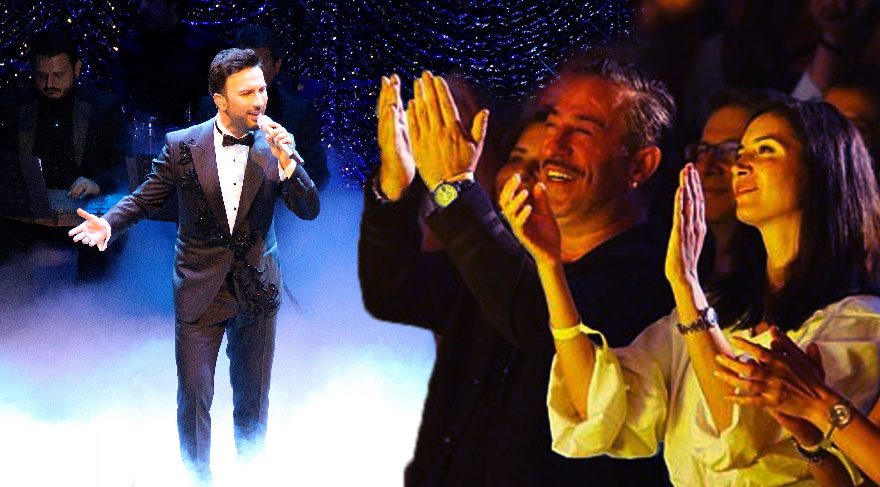Cem Yılmaz Tarkan konserini Ahu Yağtu ile izledi