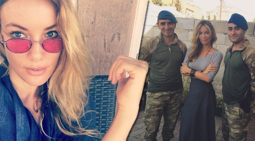Gamze Özçelik’ten Karkamış sınırındaki askerlere ziyaret