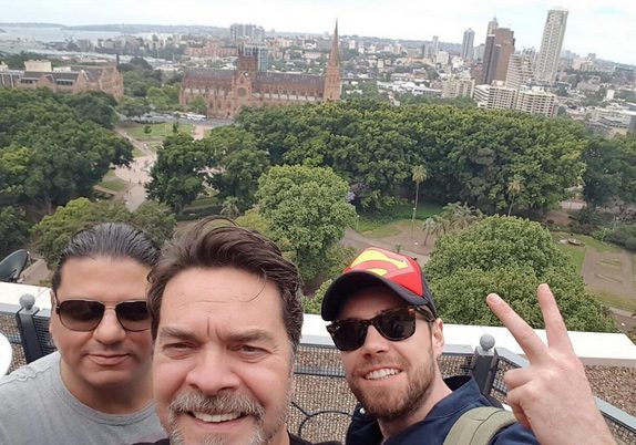 Beyazıt Öztürk, program konuklarıyla birlikte selfie çekti