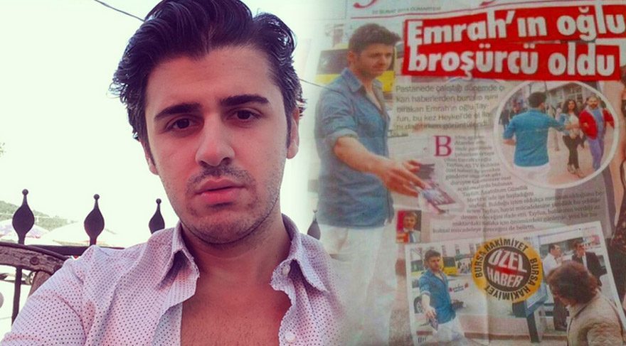 Tayfun Erdoğan, ‘Emrah’ın oğlu broşürcü oldu’ haberine tepki gösterdi