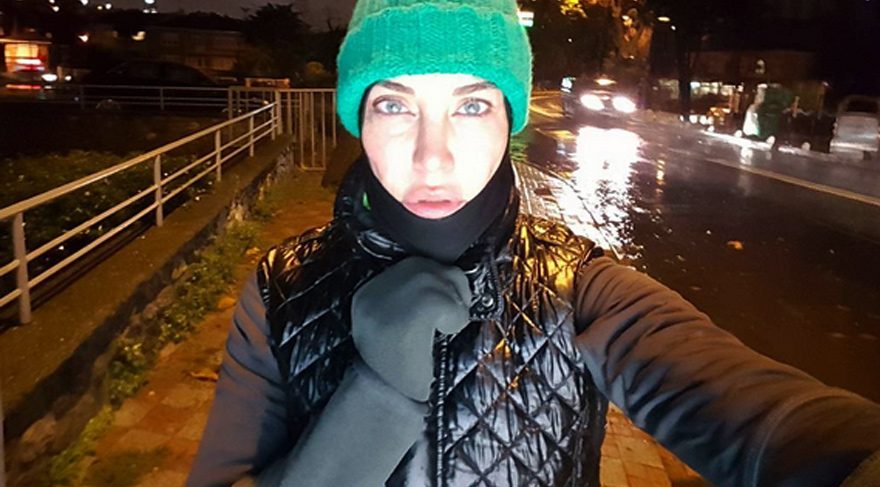 Deniz Akkaya spor yaptığını ispatladı