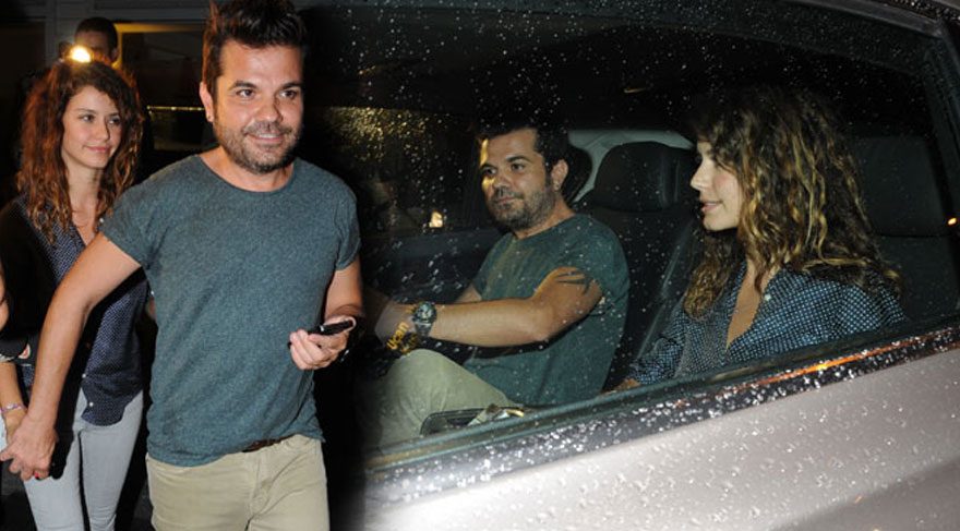 Kenan Doğulu ve Beren Saat trafik kontrolüne takıldı